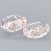 High fire 3.30ct 9x7mm pair of untreated Maorganites!