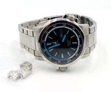 Seiko sport black dial automatic watch