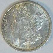 Creamy-white Choice BU 1890-O Morgan Silver Dollar