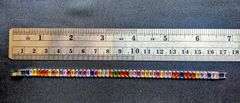 Sparkling 14.5 Ctw MultI Color Lab Simulated Diamond White Gold Plated Tennis Bracelet
