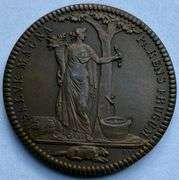 1796 Castorland Restrike Bronze Token