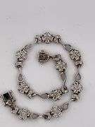 CERTIFIED 18K WHITE GOLD DIAMOND BRACELET