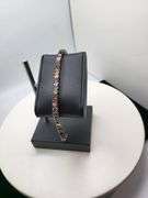 Elegant 87.5ct cabochan Natural polychromatic sapphire  Bracelet in Sterling Silver – Size 7