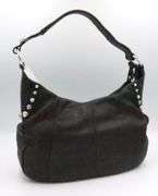 Brighton Blk Leather Shoulder Bag