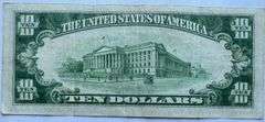 $10 1934A Series Silver Certificate