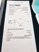 High quality loose Diamond " 1.53 CT lab grown VVS1/ E  diamond"