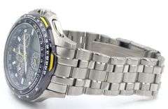 Citizen Eco Drive stainless steel blue angel sky Hawk watch