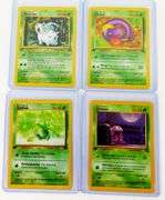 8 Pokémon 1st Edition Trade Cards