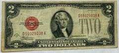 $2 Red Seal 2928 F US Note