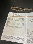 CERTIFIED 14K GOLD AND DIAMOND BRACELET