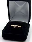 14kt Yellow gold solid band