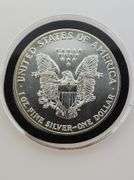 1989 American Silver Eagle In Capsule