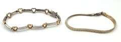 Group lot of 10 vintage 925 sterling silver bracelets