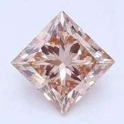 Brilliant 6 CT Lab-Grown Diamond – Princess Cut Fancy Intense Pink, VVS2 Clarity. IGI Certified.