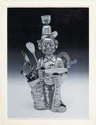 Rare Jeff Koons Proof Signed Photolithograph 'Fisherman Golfer' Framed, 1986