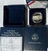 Little Rock Desgreation Comm $1 Proof Silver
