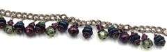 Group lot of 4 vintage 925 sterling silver beaded bracelets