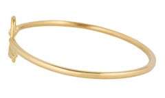 Tiffany & Co. Oval Key Wire Bangle Bracelet in 18K W/Box