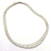 Group lot of 2 vintage 925 sterling silver necklaces