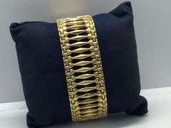 14K Yellow Gold Vintage Cuban Link Bracelet