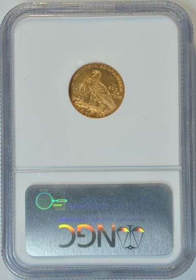 Very Choice BU 1925-D $2.50 Indian Gold Piece. NGC MS63