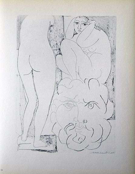 PABLO PICASSO, CROUCHING MODEL