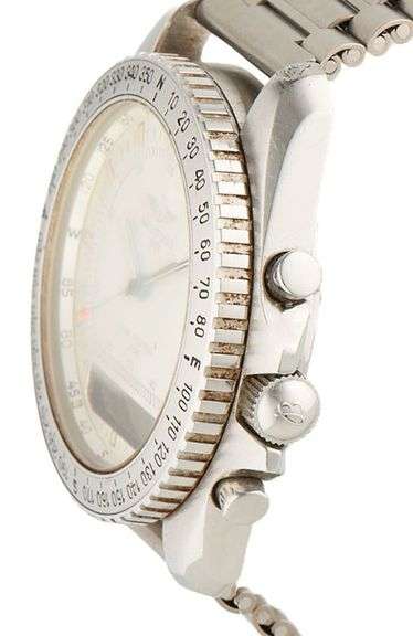 LTYBreitling Pluton Navitimer 3100 A51037, 42mm, White Dial, Stainless Steel Men’s Watch