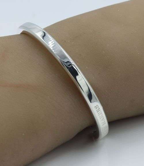 Tiffany & Co 1837 marker Narrow cuff bangle