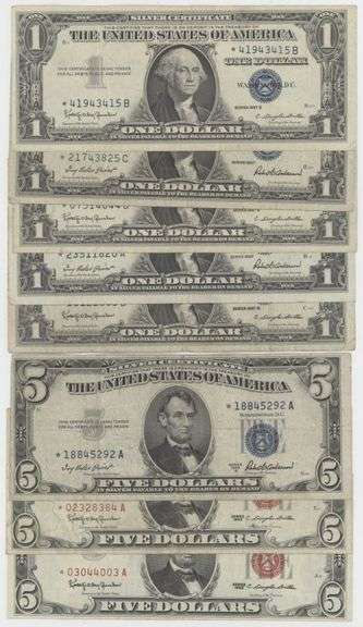 Collectible lot of 8 assorted STAR Notes