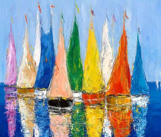 Power Colors on Canvas by Duaiv Duaiv