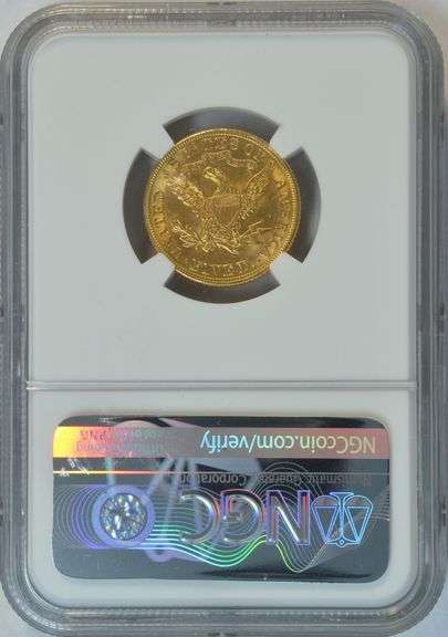 Ultra Choice BU 1881 $5 Liberty Gold Piece. NGC MS63