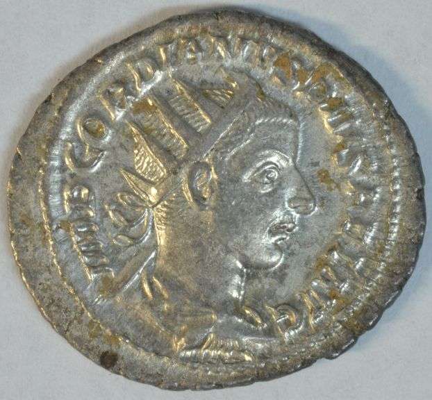 Mint State Gordian III Roman Silver Antoninianus, 238-244 AD
