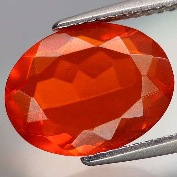 Ravishing red orange! Top color 2.34ct pure Fire Opal