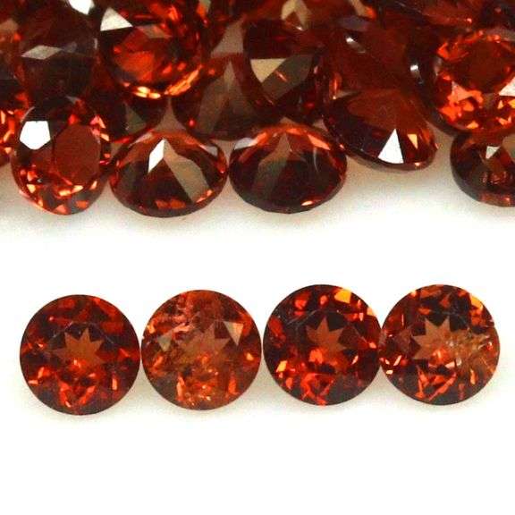 Premium cut, color, and clarity! 7.20ct Spessartite Garnet set!!!