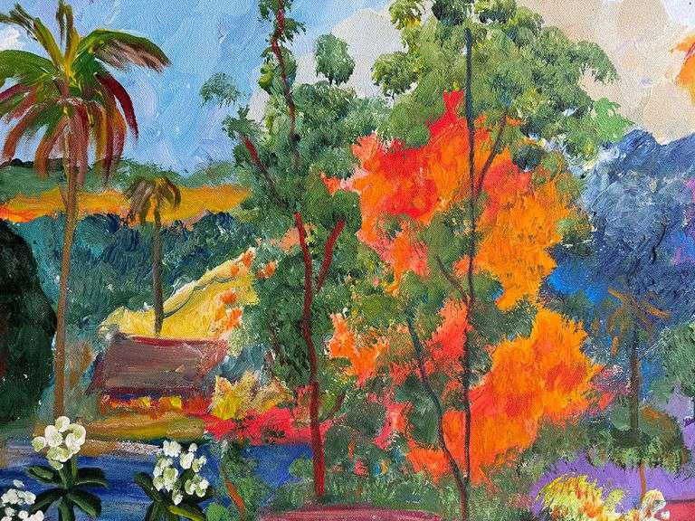 Unique one-of-a-kind piece by Manor Shadian (1931- ) Manor Shadian Haiku Maui HI