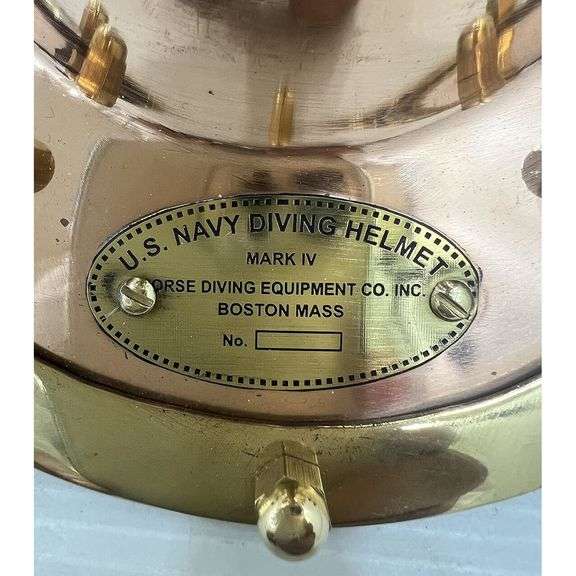 Miniature U.S. Navy Mark V Diving Helmet