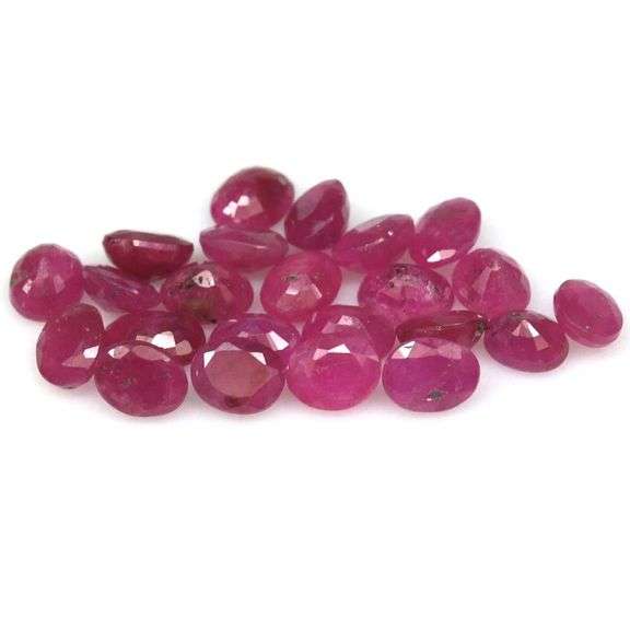Rare heated only 7.92ct Ruby set from Madagascar