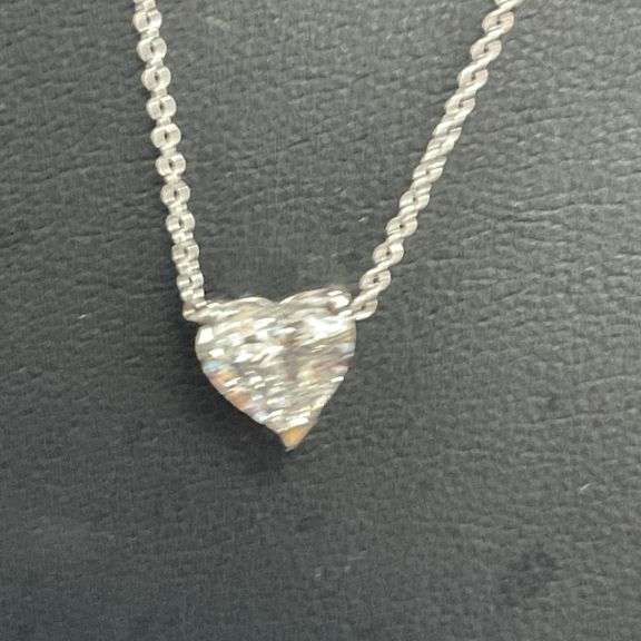 CERTIFIED BRAND NEW 14K WHITE GOLD DIAMOND NECKLACE
