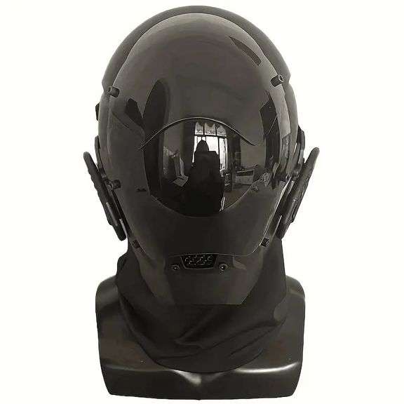 Futuristic Sci-Fi Helmet Mask