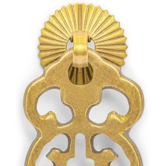 Set of 2 Solid Brass Cabinet Pulls