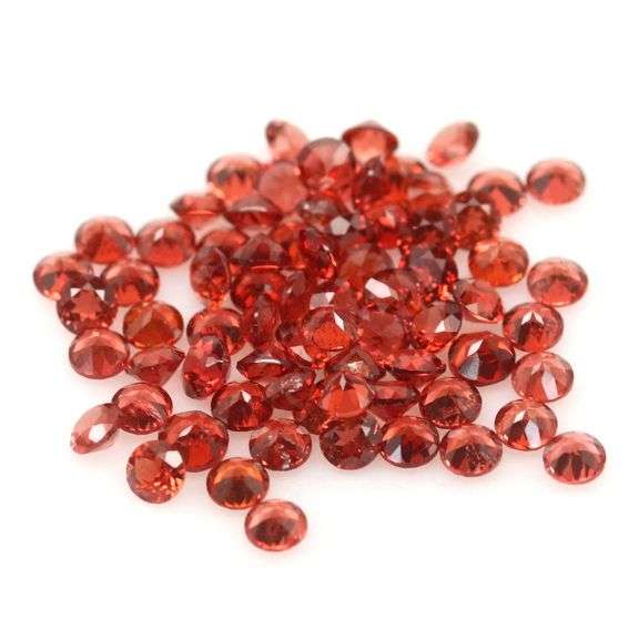 Premium cut, color, and clarity! 7.74ct Spessartite Garnet set!!!
