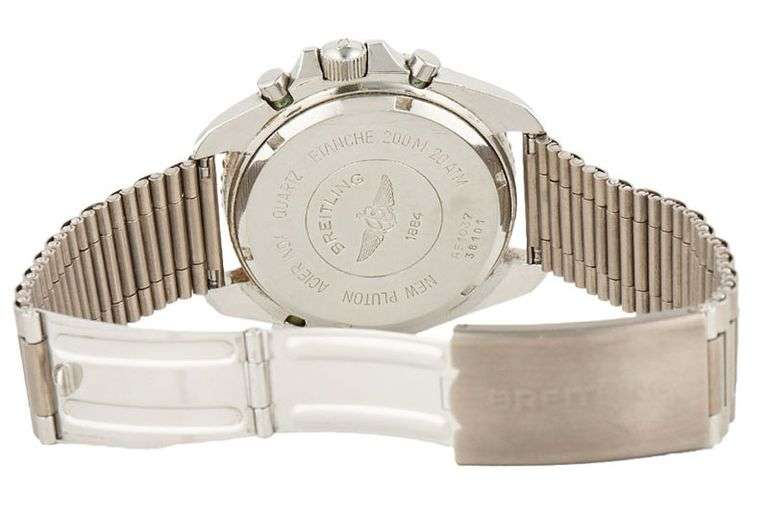 LTYBreitling Pluton Navitimer 3100 A51037, 42mm, White Dial, Stainless Steel Men’s Watch