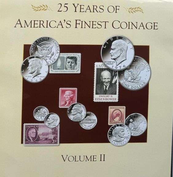 25 Years of Americas Finest Coinage PC S Stamp &Coin