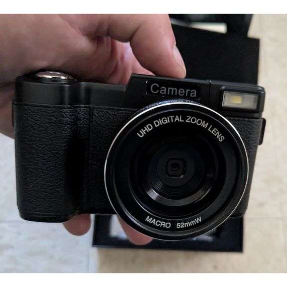 5K 64MP Digital Camera with WiFi and Flip Screen