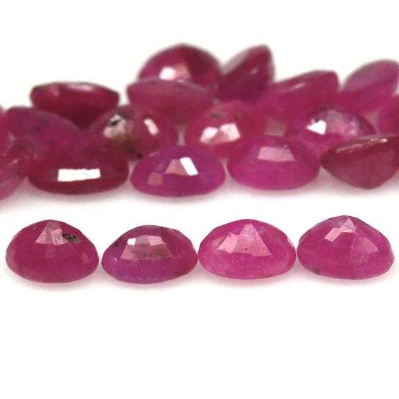 Rare heated only 7.92ct Ruby set from Madagascar