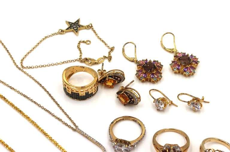 Group lot of Vintage 925 sterling silver mixed jewelry