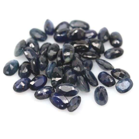 Heated only! 13.90ct Royal blue Sapphire set from Madagascar