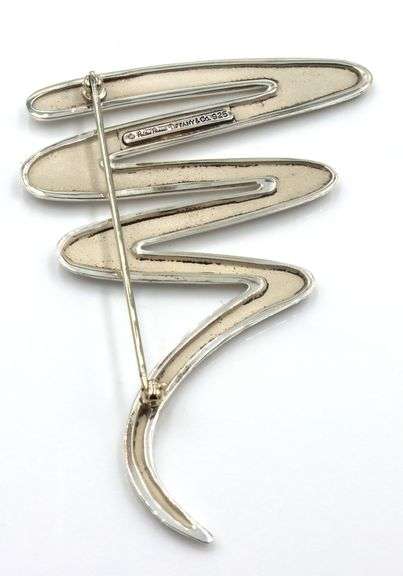 Tiffany & co large zig zag pin