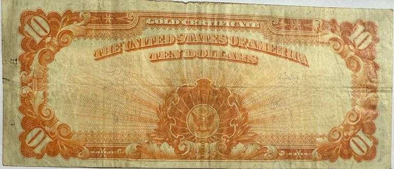 $10 Series of 1922 Gold Certificate