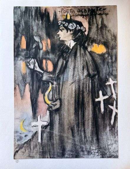 Magnificent collection of Picasso! Les Bleus de Barcelona Picasso, Sabartes. Au ent d'Arles 1963